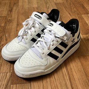 Mens adidas Forum Low Athletic Shoe - White